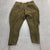 Vintage US Army Forest Green Button Fly High Rise Breeches Adult Size 34 x 26