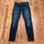 Pilcro And The Letterpress Blue Flat Front Tapered Denim Jeans Women Size 6