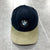 BMW Navy Blue Leather Strap Back Graphic Logo Baseball Cap Adult One Size