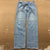 Vintage Levi 501  Blue Cotton Button Fly Straight Leg Jeans Adult Size W33XL36