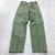 Vintage US Military Green Straight legged High-Rise Pants Adult Size 28 x 31