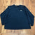 Carhartt Navy Blue Long Sleeve 1/4 Button Pocket T-Shirt Men Size XXL Original