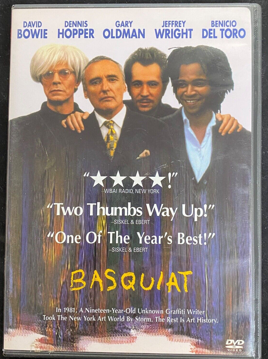 BASQUIAT - DVD (David Bowie, Dennis Hopper, Benicio Del Toro) Julien Schnabel