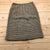 Vintage Unbranded Brown Houndstooth Pencil Skirt 1960's Vintage Women's Size S