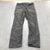 Carhartt Gray Straight Legged Mid-Rise Five Pocket Jeans Adult Size 34 x 32