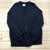 Vintage Denim & Supply Black Double Pocket Cardigan Sweater Adult Size M